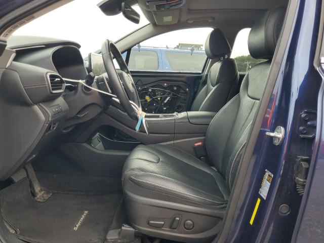 5NMS3DAJ7NH456874 - 2022 HYUNDAI SANTA FE SEL 蓝色 照片 7