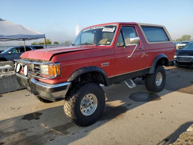 1FMEU15H5MLA34921 - 1991 FORD BRONCO U100 RED photo 1