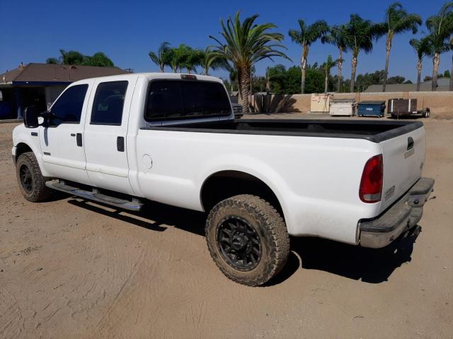 1FTWW31P77EA11791 - 2007 FORD F350 SRW SUPER DUTY WHITE photo 2