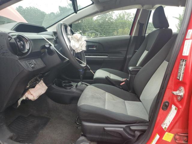 JTDKDTB35F1098404 - 2015 TOYOTA PRIUS C RED photo 7