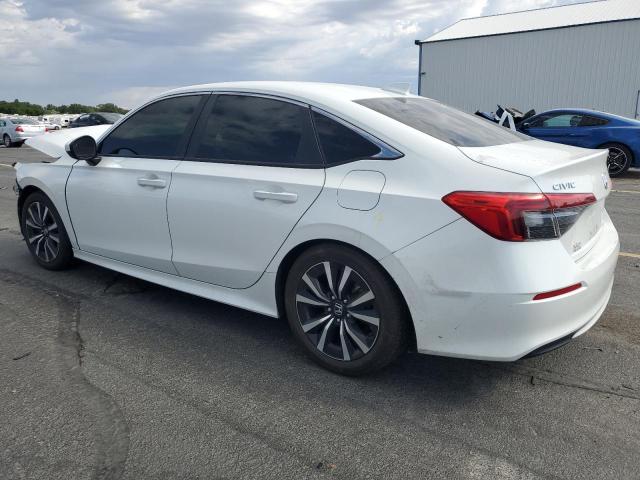 JHMFE1F70NX007730 - 2022 HONDA CIVIC EX WHITE photo 2