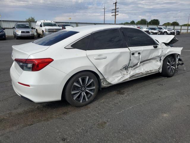 JHMFE1F70NX007730 - 2022 HONDA CIVIC EX WHITE photo 3