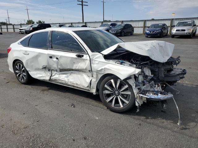 JHMFE1F70NX007730 - 2022 HONDA CIVIC EX WHITE photo 4