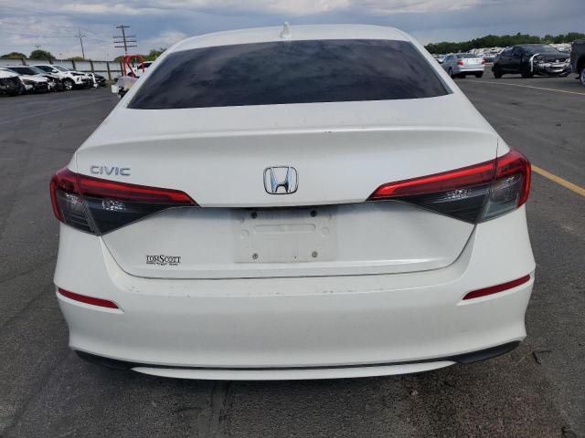 JHMFE1F70NX007730 - 2022 HONDA CIVIC EX WHITE photo 6
