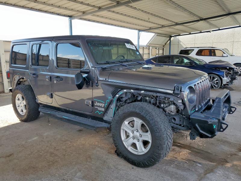 1C4HJXDN3LW341747 - 2020 JEEP WRANGLER U SPORT Մոխրագույն լուսանկար 4