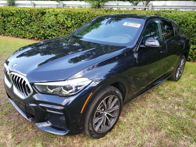 5UXCY6C06N9M91096 - 2022 BMW X6 XDRIVE40I BLACK photo 1