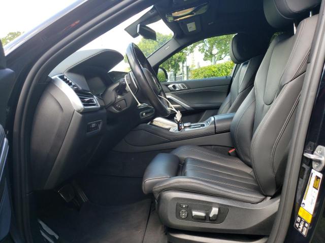 5UXCY6C06N9M91096 - 2022 BMW X6 XDRIVE40I BLACK photo 7