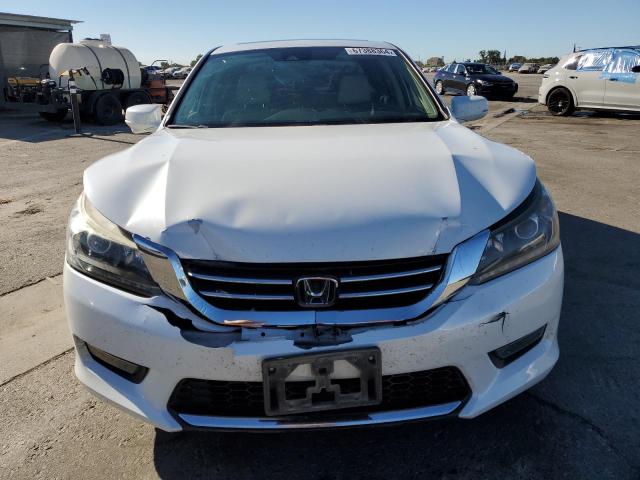 1HGCR3F8XFA012761 - 2015 HONDA ACCORD EXL WHITE photo 5