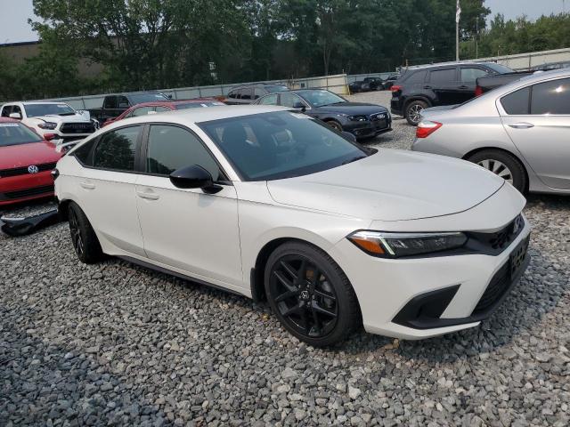 19XFL2H89NE022245 - 2022 HONDA CIVIC SPORT WHITE photo 4