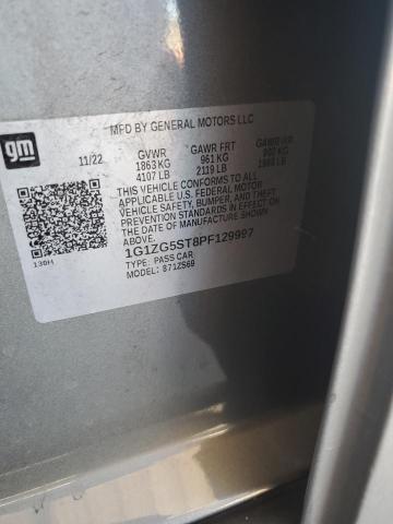 1G1ZG5ST8PF129997 - 2023 CHEVROLET MALIBU RS SILVER photo 12