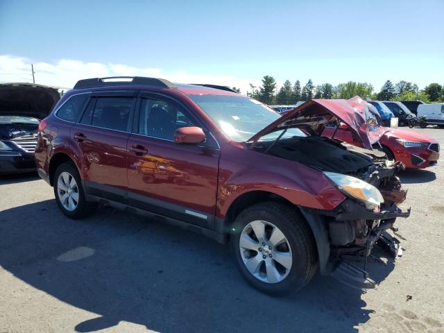 4S4BRCGC6C3231225 - 2012 SUBARU OUTBACK 2.5I PREMIUM RED photo 4