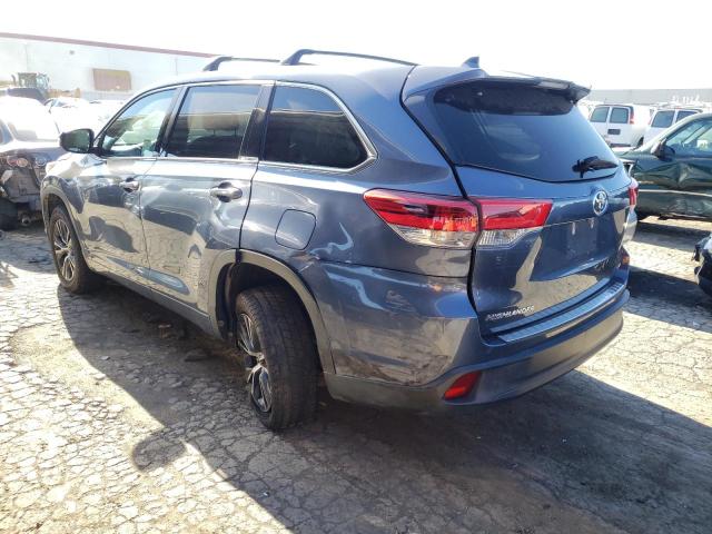 5TDZZRFH2HS214964 - 2017 TOYOTA HIGHLANDER LE TEAL photo 2