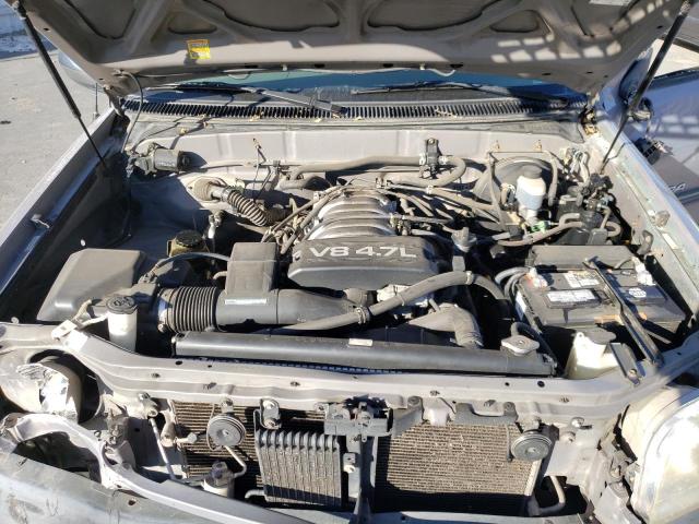 5TBRT3411YS002599 - 2000 TOYOTA TUNDRA ACCESS CAB ნაცრისფერი ფოტო 11