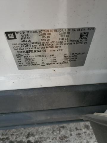 3GKALMEV2JL267706 - 2018 GMC TERRAIN SLE 白色 照片 13