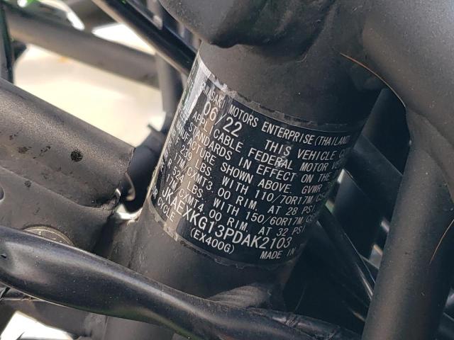 JKAEXKG13PDAK2103 - 2023 KAWASAKI EX400 GREEN photo 9