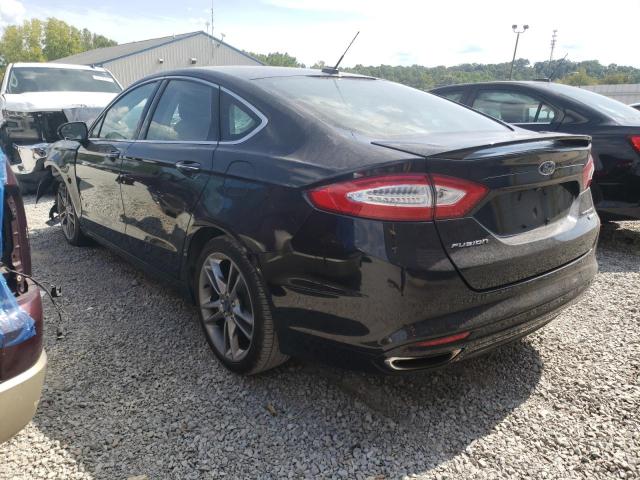 3FA6P0K90FR112099 - 2015 FORD FUSION TITANIUM BLACK photo 2