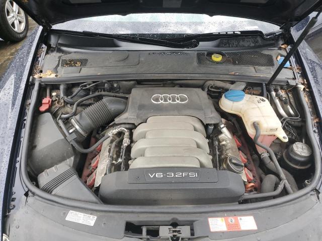 WAUDH74F78N170045 - 2008 AUDI A6 3.2 QUATTRO BLUE photo 11