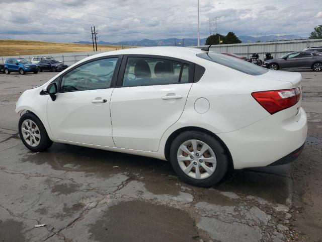 KNADM4A35D6256401 - 2013 KIA RIO LX WHITE photo 2