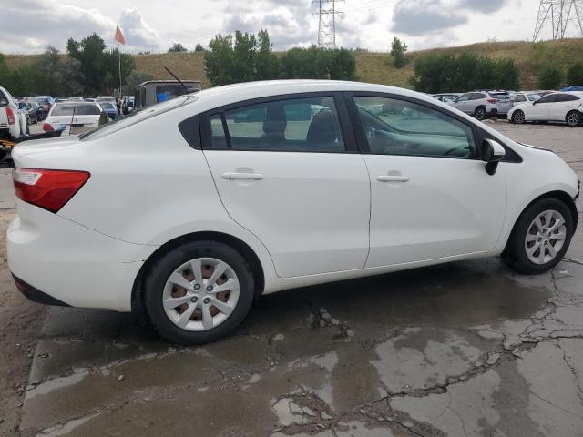 KNADM4A35D6256401 - 2013 KIA RIO LX WHITE photo 3