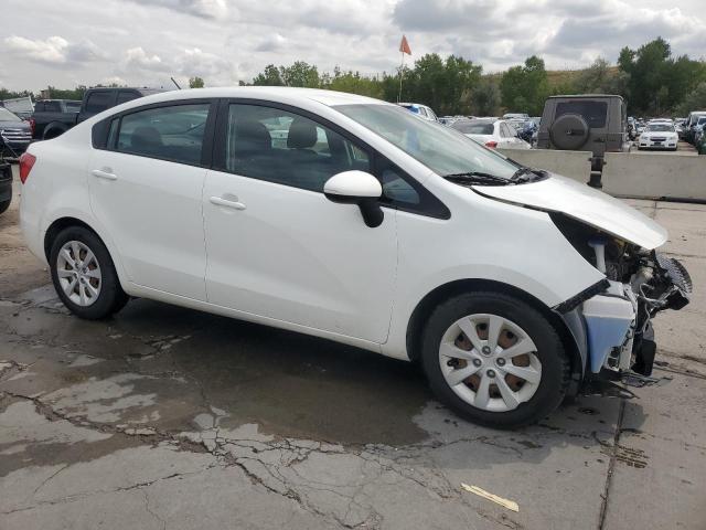 KNADM4A35D6256401 - 2013 KIA RIO LX WHITE photo 4