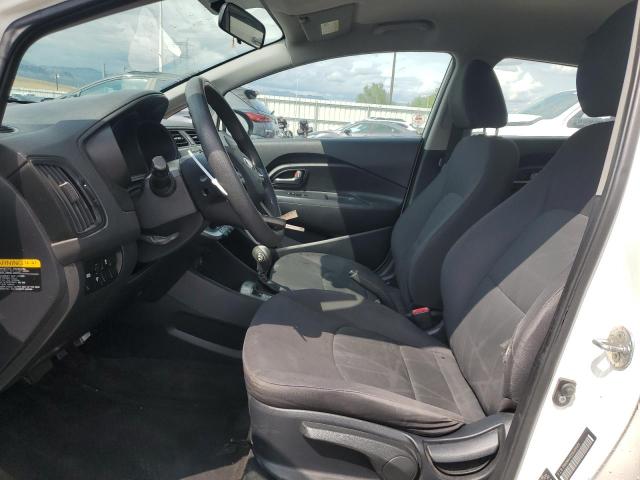 KNADM4A35D6256401 - 2013 KIA RIO LX WHITE photo 7