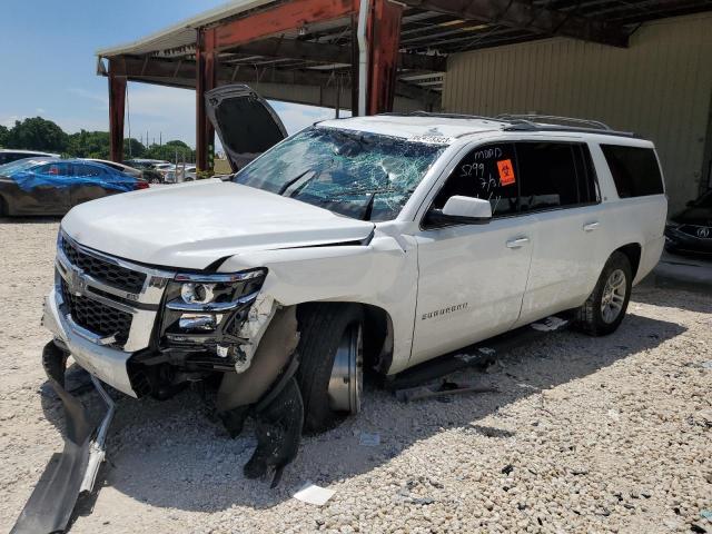 1GNSKHKC4KR385299 - 2019 CHEVROLET SUBURBAN K1500 LT WHITE photo 1