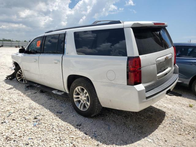 1GNSKHKC4KR385299 - 2019 CHEVROLET SUBURBAN K1500 LT WHITE photo 2