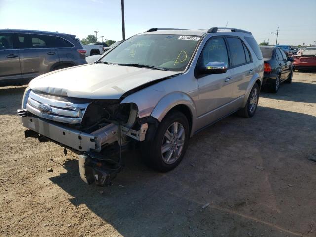 1FMDK03W08GA40458 - 2008 FORD TAURUS X L SILVER photo 2