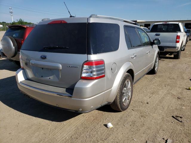 1FMDK03W08GA40458 - 2008 FORD TAURUS X L SILVER photo 4