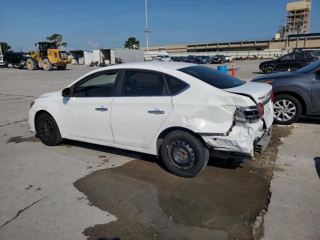 3N1AB7AP7KY205314 - 2019 NISSAN SENTRA S WHITE photo 2