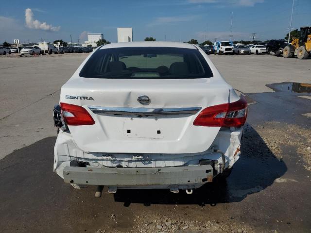 3N1AB7AP7KY205314 - 2019 NISSAN SENTRA S WHITE photo 6