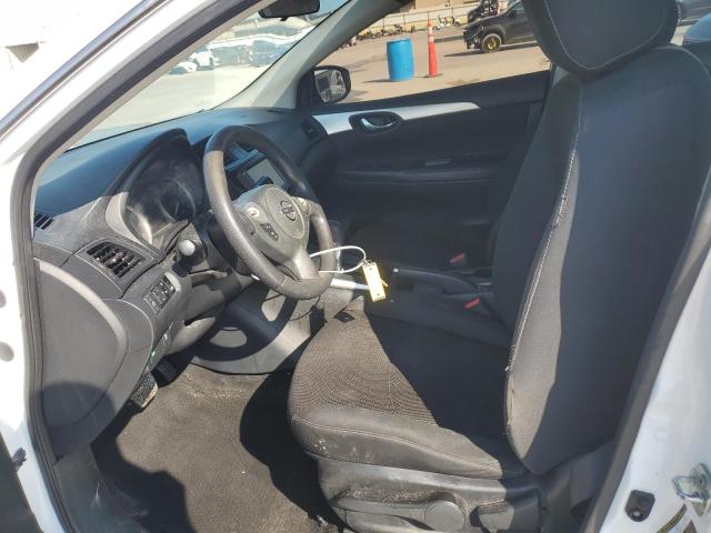 3N1AB7AP7KY205314 - 2019 NISSAN SENTRA S WHITE photo 7