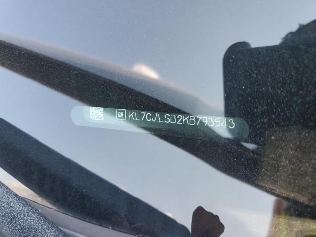 KL7CJLSB2KB793543 - 2019 CHEVROLET TRAX 1LT შავი ფოტო 13