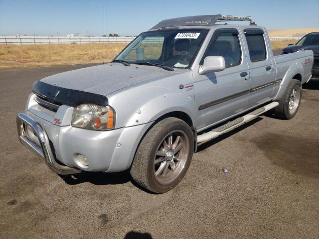 1N6MD29X32C322261 - 2002 NISSAN FRONTIER CREW CAB SC SILVER photo 1