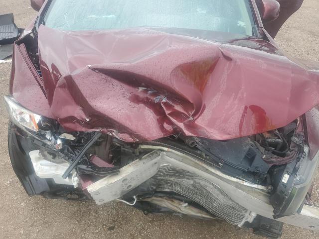 19XFB2F82DE098667 - 2013 HONDA CIVIC EX BURGUNDY photo 11