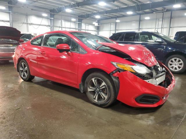 2HGFG3B81FH506274 - 2015 HONDA CIVIC EX RED photo 4