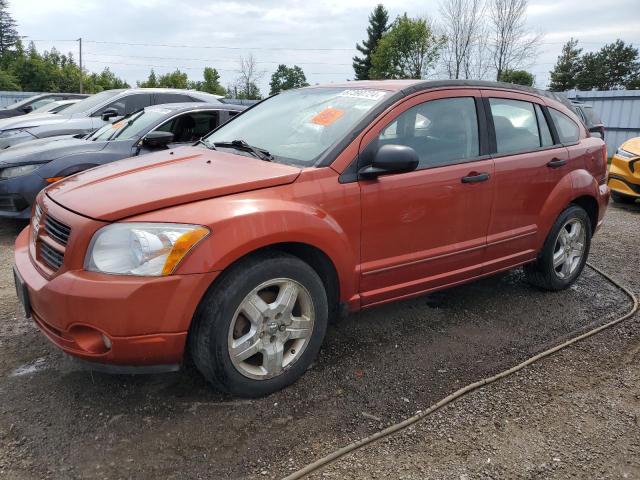 1B3HB48B47D581002 - 2007 DODGE CALIBER SXT ORANGE photo 1