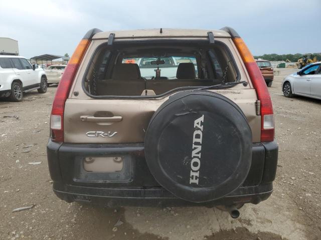 JHLRD78854C005524 - 2004 HONDA CR-V EX GOLD photo 6