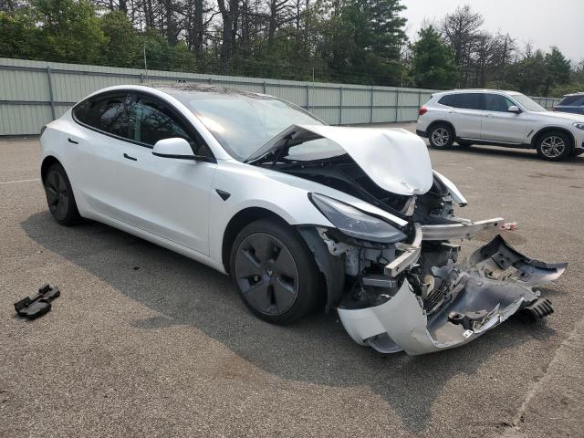 5YJ3E1EA2PF496176 - 2023 TESLA MODEL 3 WHITE photo 4