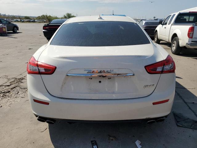 ZAM57XSA0G1172349 - 2016 MASERATI GHIBLI WHITE photo 6