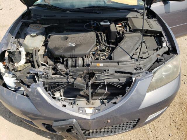 JM1BK12F181821091 - 2008 MAZDA 3 I GRAY photo 11
