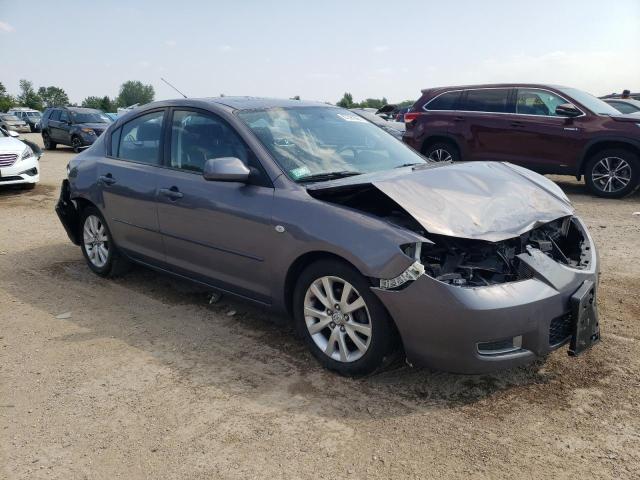 JM1BK12F181821091 - 2008 MAZDA 3 I GRAY photo 4