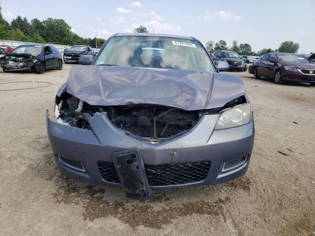 JM1BK12F181821091 - 2008 MAZDA 3 I GRAY photo 5