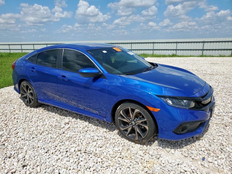 2HGFC2F89MH554571 - 2021 HONDA CIVIC SPORT Blau Foto 4