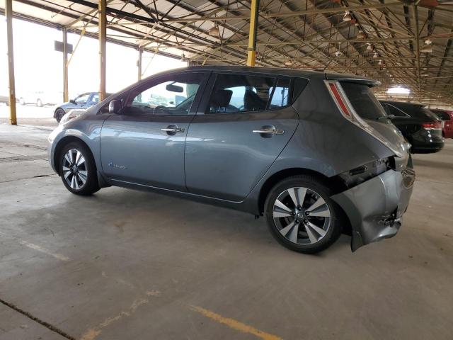 1N4BZ0CPXHC302466 - 2017 NISSAN LEAF S GRAY photo 2