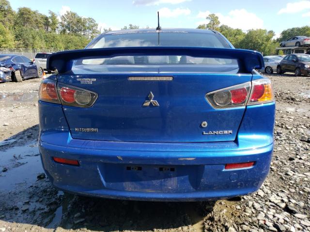 JA32U8FW6AU002688 - 2010 MITSUBISHI LANCER GTS BLUE photo 6