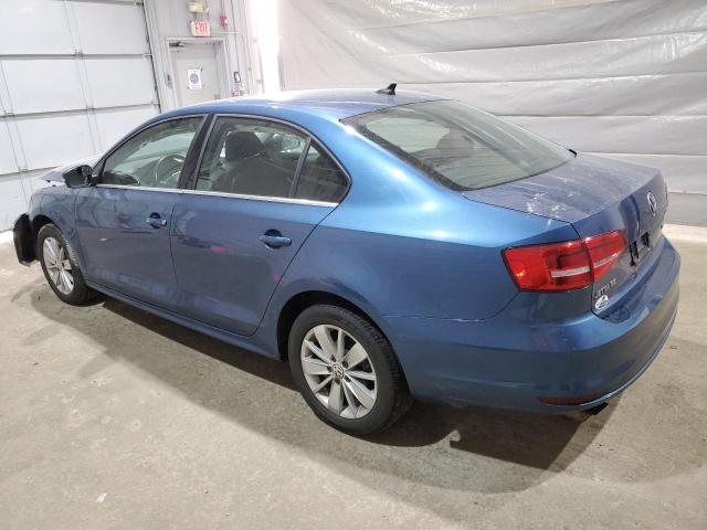 3VWD17AJ1FM423722 - 2015 VOLKSWAGEN JETTA SE BLUE photo 2