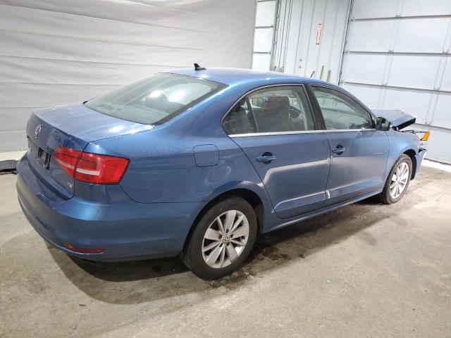 3VWD17AJ1FM423722 - 2015 VOLKSWAGEN JETTA SE BLUE photo 3