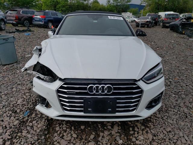 WAU2NGF5XJN018612 - 2018 AUDI A5 PRESTIGE WHITE photo 5