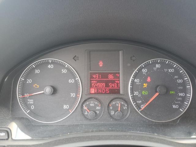 3VWRJ71KX8M154461 - 2008 VOLKSWAGEN JETTA WOLFSBURG BURGUNDY photo 9